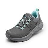 NORTIV 8 Women's Trails Shoes Outdoor Running Walking Hiking Shoes Comfortable Tennis Sneakers,Size 6,Dark Grey,SNHS239W-NEW