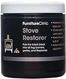 Furniture Clinic Stove Restorer - Restores The Natural Matte Black Color on Log Burners, Grates, & Fireplaces. Works Like a Polish - 250ml