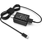 Fast Charger Compatible for Fire UL Listed AC Adapter 2A Rapid Charger with 6.6Ft Micro-USB Cable for All-New Fire 7 HD 8 10 Plus Tablet, Kids Pro, Kids Edition, HD HDX 7” 8.9” (Black)