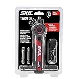 SKIL Twist 2.0 Rechargeable 4V Screwdriver with Pivoting Head, Torque Setting, USB-C Charging Cable & 2PC Bit Set-SD5619-01