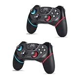 Lyyes Switch Controller, Wireless Pro Controller Joystick Compatible with Switch, 2 Pack