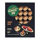 CROC'IN - Sweet Premium Mini Tart Shells - Edible Pastry Pans For Dessert - Artisanal Confection - 60 Pieces