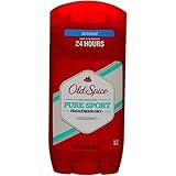 Old Spice High Endurance Deodorant Pure Sport 3 oz (Pack of 12)