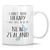 Retreez Funny New Zealand Mug Gift Just Need To Go To New Zealand Fan Lover 11 Oz Ceramic Coffee Mugs - Sarcastic Motivational Inspirational travel birthday gift for him her friend coworker mom bestie