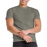 Hanes Comfortblend Standard Originals Lightweight, Crewneck T-Shirts for Men, Tri-Blend Tee, Tall Sizes, Pebblestone Heather