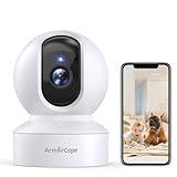 Pet Camera, 2K HD Dog Camera with Phone APP, 360° Pan/Tilt View Puppy Cam, One Click Call for Baby Monitor, MagivPix Night Vision,Motion Tracking Alarm with Cloud/Local SD,Home Indoor Security Cam