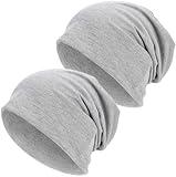 EINSKEY Cotton Slouchy Beanie Hat for Men/Women, Lightweight Oversize Large Thin Skull Cap Chemo Cap Night Sleeping Cap