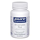 Pure Encapsulations B-Complex Plus - B Vitamins Supplement to Support Neurological Health, Cardiovascular Health, Energy Levels & Nervous System Support* - with Vitamin B12 & More - 60 Capsules