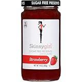 Skinnygirl Sugar Free Kosher Preserves, Strawberry, 10 Ounce