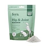 Fera Pets Hip & Joint Goat Milk Cat & Dog – Vet Created - Joint Supplement for Dogs & Cats – Glucosamine for Dogs & Cats, MSM- 60 Servings