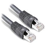 DbillionDa Outdoor Ethernet 150ft Cat6 Cable, Shielded Grounded UV Resistant Waterproof Buried-able Network Cord