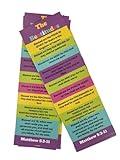 (25 Count) Beatitudes Bookmarks for Kids or Adults VBS Inspirational Church Gifts Christian Ministry