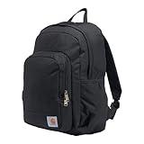 Carhartt Classic, Durable Water-Resistant Pack with Laptop Sleeve, 25L Backpack (Black), One Size