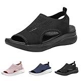 prime deals today clearance hiking sandals women Womens Orthopedic Sandals Comfortable Walking Arch Support Wide Plantar Fasciitis Sport Athletic Hiking Outdoor Shoes deals of the day Black 38