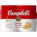 Campbell's Condensed Chicken Noodle Soup, 10.75 Ounce Can (Pack of 4)