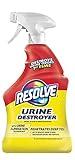 Resolve Urine Destroyer Spray Stain & Odor Remover, Transparent, No Flavor, 32 Fl Oz