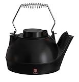 Fire Beauty Humidifying Iron Kettle，Stove Humidifier，Wood Stove Kettle，Cast Iron，Chrome handle