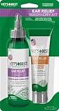 Vet's Best Dog Ear Cleaner Kit | Multi-Symptom Ear Relief | Wash & Dry Treatment | Alcohol-free, 4-oz bottle