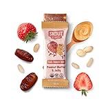 Skout Organic Peanut Butter & Jelly Real Food Bars for Kids (18 Pack) | Organic Snacks for Kids | Plant-Based Nutrition, No Refined Sugar | Vegan | Gluten, Dairy, Grain & Soy Free