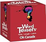 ? WORD TEASERS Oh Canada - Canadian Trivia Game - Fun & Funny Trivia Game for Adults & Kids - Interesting Trivia Cards for Adults - Unique Canadian Gifts - 150 Canada History Trivia Cards