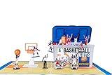 Kaskey Kids Basketball Guys - Red/Blue Inspires Kids Imaginations with Endless Hours of Creative, Open-Ended Play – Includes 2 Teams & Accessories – 21 Pieces in Every Set!