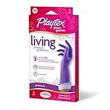 Playtex Living Reuseable Rubber Cleaning Gloves (Medium, 3 Pairs), Premium Protection Reusable Household Gloves