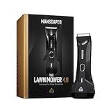 MANSCAPED® The Lawn Mower® 4.0, Electric Groin Hair Trimmer, Replaceable SkinSafe® Ceramic Blade Heads, Waterproof Wet/Dry Clippers, Rechargeable, Wireless Charging, Male Hygiene Grooming Razor