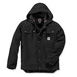 Carhartt mens Bartlett Jacket (Regular and Big & Tall Sizes) Work Utility Outerwear, Black, XX-Large US