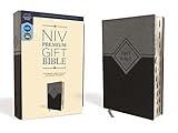 NIV, Premium Gift Bible, Leathersoft, Black/Gray, Red Letter, Thumb Indexed, Comfort Print: The Perfect Bible for Any Gift-Giving Occasion