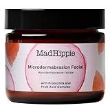 Mad Hippie MicroDermabrasion Facial - Exfoliating Face Scrub with Glycolic Acid, Mandelic Acid, AHA Complex & Hyaluronic Acid, 2.1 Fl Oz