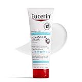 Eucerin Advanced Repair Body Cream for Very Dry Skin, Fragrance Free Daily Body Moisturizer, 8 Oz Tube