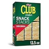 Club Snack Stacks Crackers, Lunch Snacks, Snack Crackers, Original, 12.5oz Box (6 Stacks)