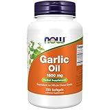 NOW Foods Supplements, Garlic Oil 1500 mg, Serving Size Equivalent to Whole Clove Garlic, 250 Softgels