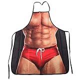 ABCTen Apron Kitchen Funny Creative Cooking Grilling Baking Party Apron Gift For Men