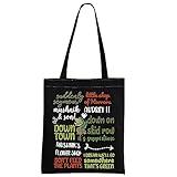 MNIGIU Little SH Tote Little SH Musical Gift Little SH Merch Little SH Quote (Shop Black Tote)