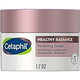 Cetaphil Face Cream, Healthy Radiance Renewing Cream, Visbily Reduces Look of Dark Spots, Brightening Lotion, Designed for Sensitive Skin, Hypoallergenic, Fragrance Free, 1.7oz