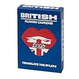 British Lingo Playing Cards | Travel Flashcards | Learn British Slang Vocabulary in A Fun & Easy Way | 52 Essential Translations