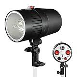 LimoStudio 160W Photo Monolight Flash Strobe Studio Photography Light Lighting, Flash Strobe Light, Quality Circular Flash Tube Bulb, Quality Model Light Bulb, AGG1756