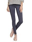 Matty M Ladies' Wear Everywhere Legging (Heather Denim, S)