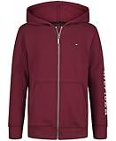 Tommy Hilfiger Boys' Long Sleeve Fleece Full Zip Hoodie, Prep Port, 18-20