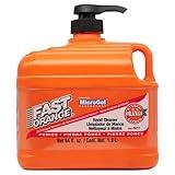 Fast Orange Permatex 25217 Pumice Lotion, Heavy Duty Hand Cleaner, Natural Citrus Scent, Waterless Cleaner For Mechanics, Strong Grease Fighter, 1/2 Gallon, Orange, 64 Fl Oz (Pack of 1)