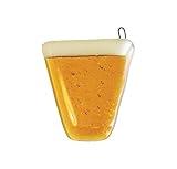 Large Draft Light Beer Glass Handmade Ornament or Sun Catcher