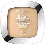 L'Oreal Paris True Match Super Blendable Oil Free Foundation Powder, W3 Light Medium, 0.33 oz, Packaging May Vary