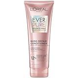 L'Oreal Paris Bonding Conditioner for Color Treated Hair, Strengthen and Repairs Weak Hair Bonds, Sulfate Free & Vegan Hair Care, EverPure, 6.8 Fl Oz