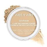 wet n wild Bare Focus Clarifying Finishing Powder | Matte | Pressed Setting Powder Light-Medium