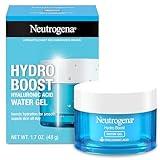 Neutrogena Hydro Boost Face Moisturizer with Hyaluronic Acid for Dry Skin, Oil-Free and Non-Comedogenic Water Gel Face Lotion, 1.7 oz