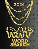 Rap Word Search (2024): Word Search Puzzles For Adults and Teens Large Print Music Activity Book Rap/Hip Hop Themed 8.5 x 11 in size With Bonus Rap Lines