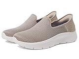 Skechers Women's Hands Free Slip-Ins Go Walk Flex-Relish Sneaker, Taupe/Blue, 6.5 Wide