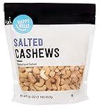 Amazon Brand - Happy Belly Cashews, Roasted & Salted, 16 ounce