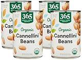 365 by Whole Foods Market, Organic Cannellini Beans, 15.5 Ounce (Pack of 4)